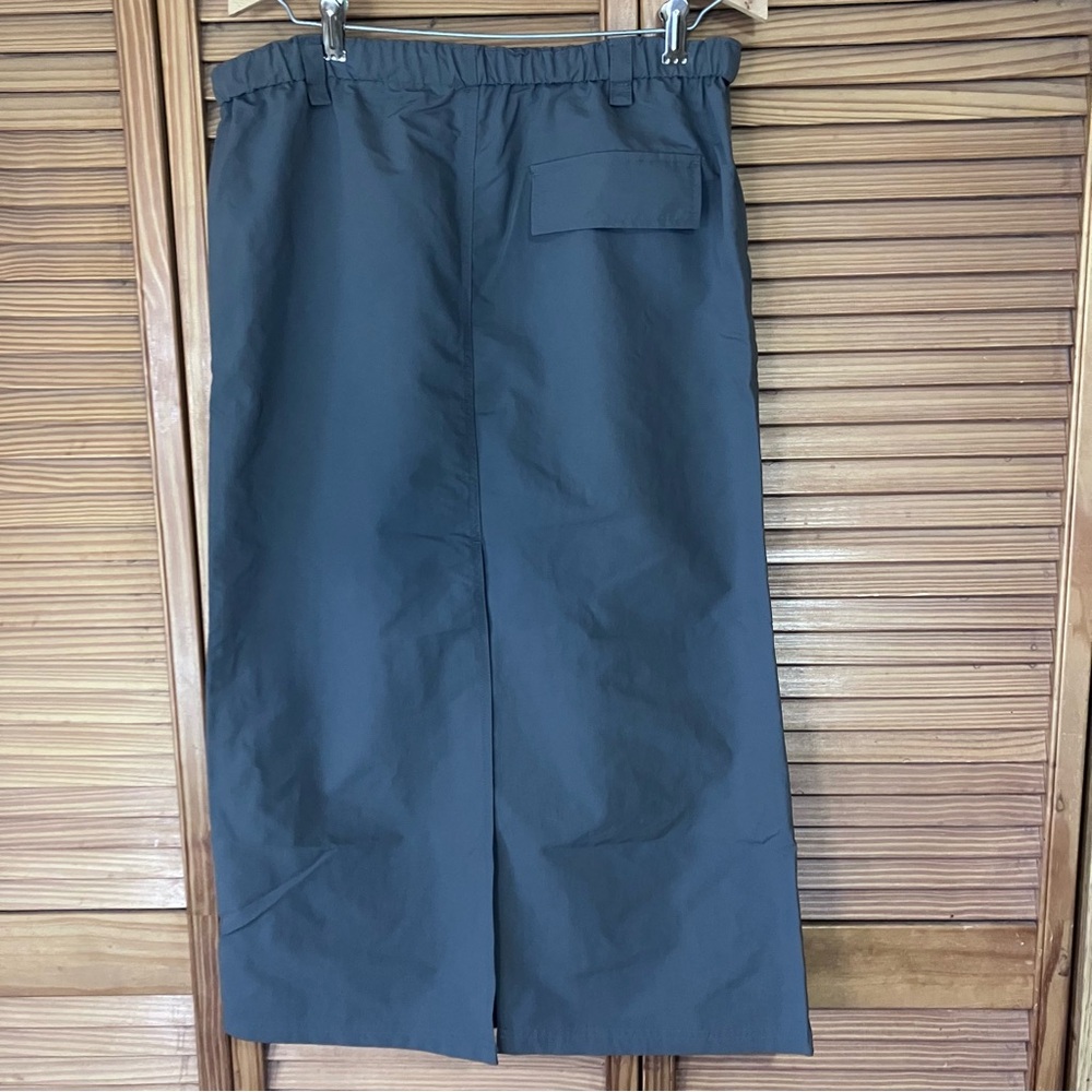 Ardene Graphite Grey Utility Cargo Parachute Longline Maxi Skirt Women’s M - Picture 5 of 10